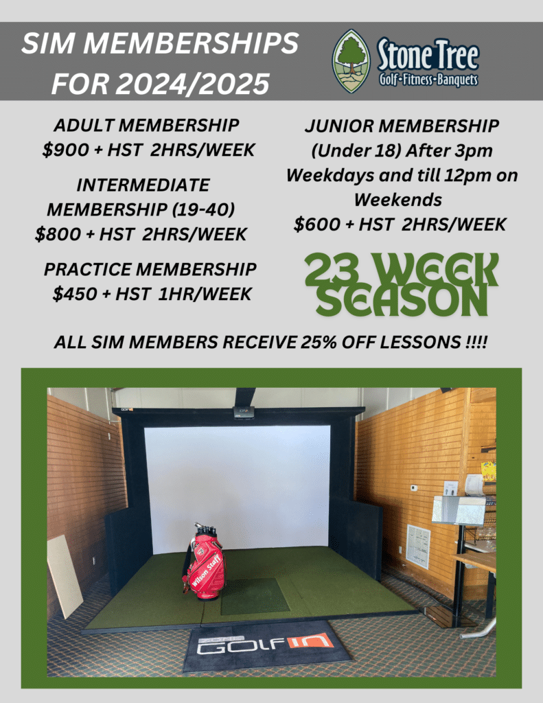 Stone Tree Golf Simulator Membership