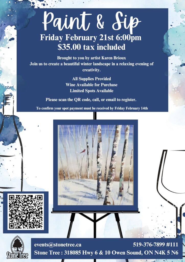 Paint and Sip at Stone Tree